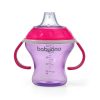 BabyOno itatópohár - csöpögésmentes puha csőrrel 3hó 180ml pink 1456/02 baba kulacs