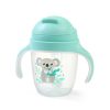 BabyOno itatópohár szívószállal füllel 240ml menta 1464/03 baba kulacs