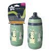 Tommee Tippee itatópohár - Superstar Insulated Sportee Bottle sportkupakos hőtartó 266ml 12hó zöld gyermek kulacs