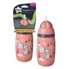 Tommee Tippee itatópohár - Superstar Insulated Straw Cup szívószálas hőtartó 266ml 12hó rózsaszín gyermek kulacs