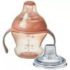 Tommee Tippee itatópohár - Nature Transition cup 150ml 4hó rózsaszín baba kulacs