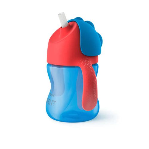 Philips AVENT itatópohár rugalmas szívószállal 200ml 9hó fiús baba kulacs