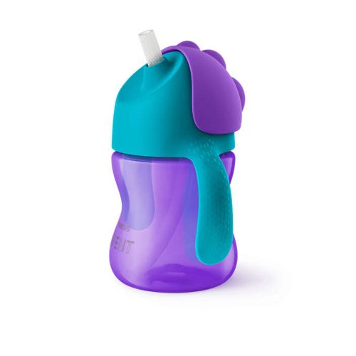 Philips AVENT itatópohár rugalmas szívószállal 200ml 9hó lányos baba kulacs