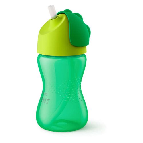 Philips AVENT itatópohár rugalmas szívószállal 300ml 12hó fiús baba kulacs